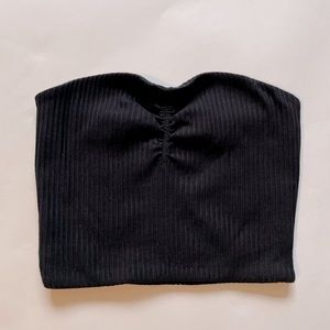 Wilfred Rib Tube Top (black, size xxs)
